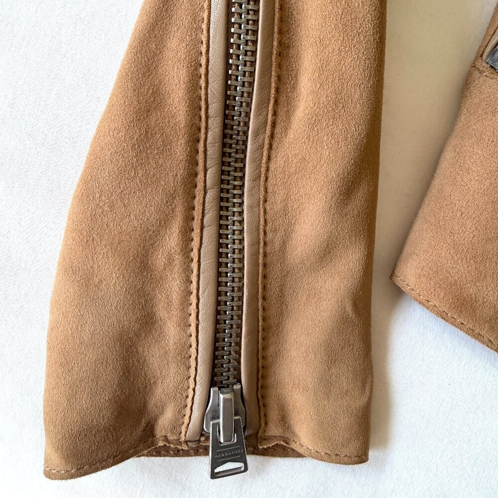 All Saints Richardson Suede Jacket - Picture 11 of 16